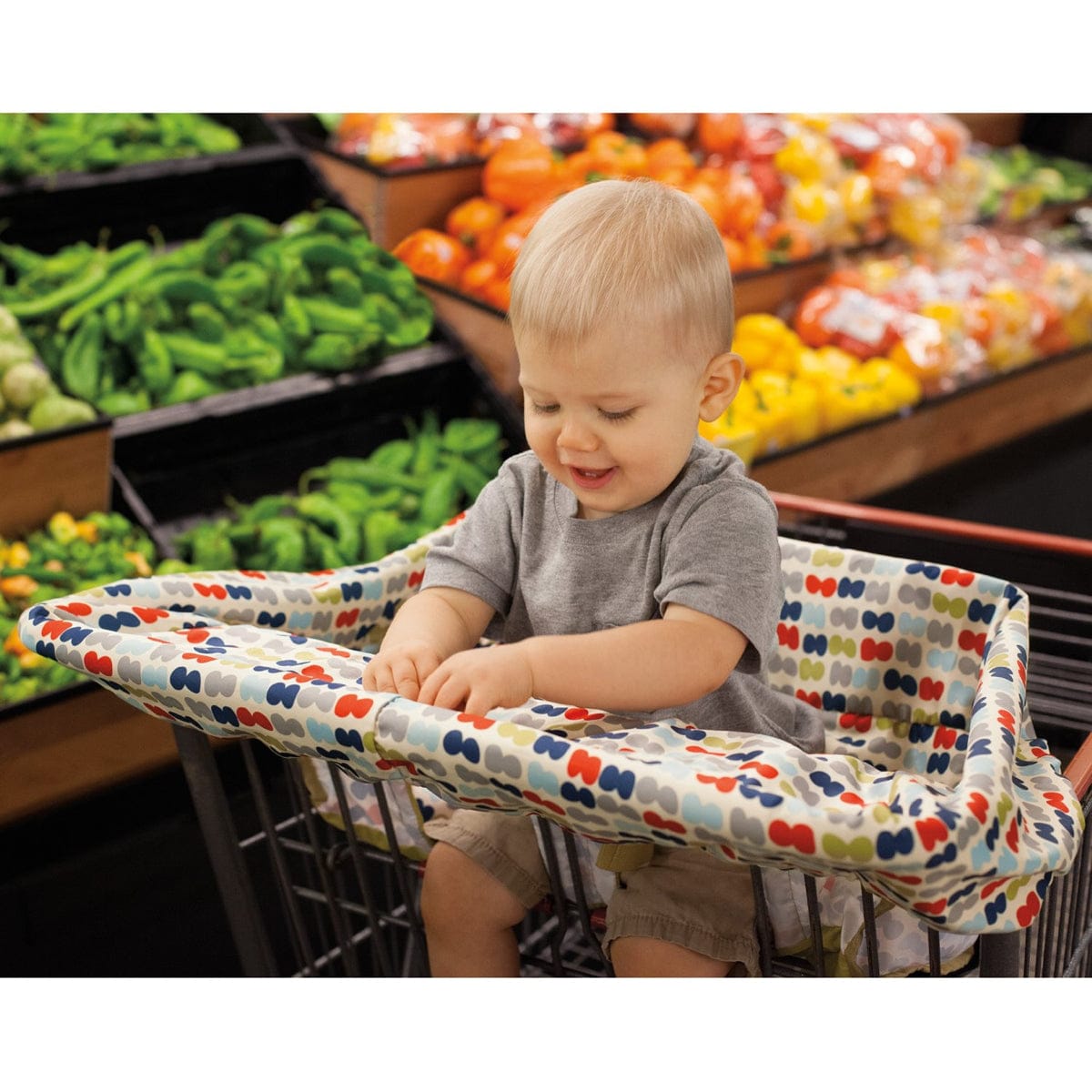 Skip Hop Take Cover Shopping Cart/High Chair Cover - Double Dots - 400202