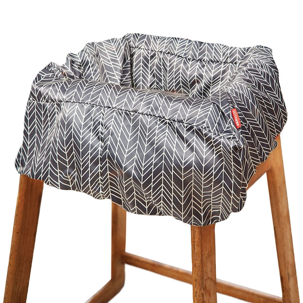 Skip Hop Take Cover Shopping Cart/High Chair Cover - Grey Feather - 400203