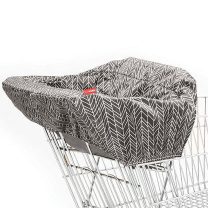 Skip Hop Take Cover Shopping Cart/High Chair Cover - Grey Feather - 400203