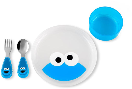 Skip Hop Toddler Sesame Street Mealtime Set - Cookie Monster - 9Q816910