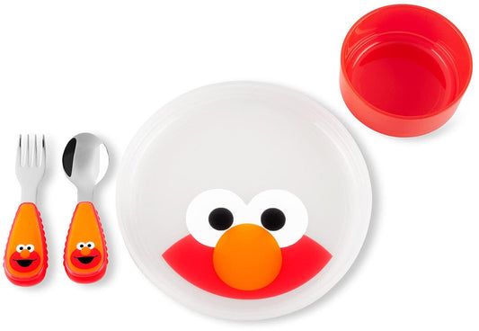 Skip Hop Toddler Sesame Street Mealtime Set - Elmo - 9Q777010