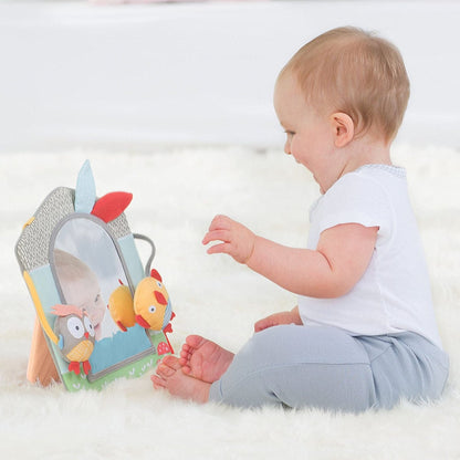 Skip Hop Treetop Friends Activity Mirror - Grey/Pastel