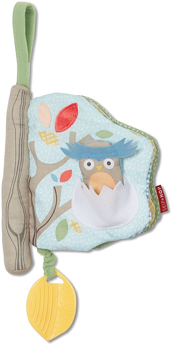 Skip Hop Treetop Friends Soft Activity Book - Grey/Pastel - 307517