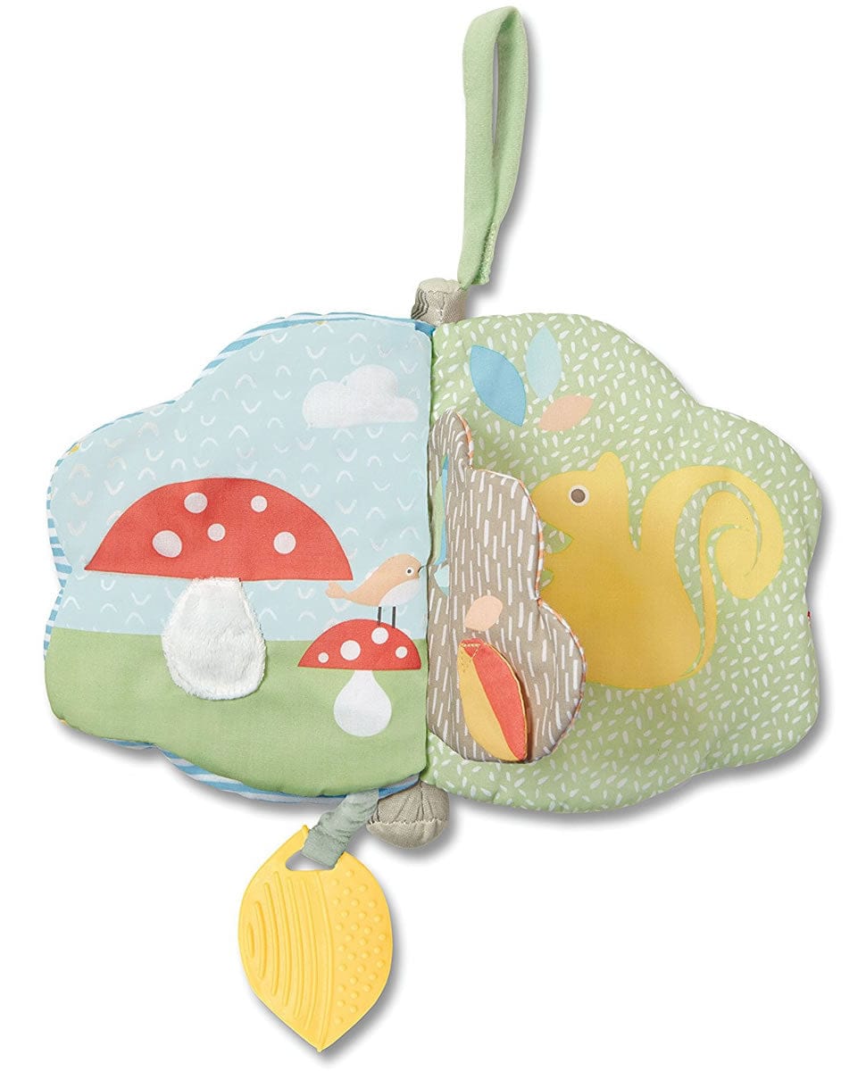 Skip Hop Treetop Friends Soft Activity Book - Grey/Pastel - 307517