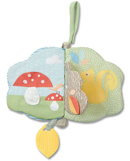 Skip Hop Treetop Friends Soft Activity Book - Grey/Pastel - 307517