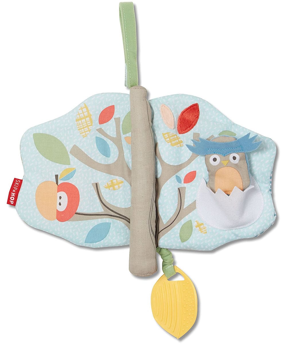 Skip Hop Treetop Friends Soft Activity Book - Grey/Pastel - 307517