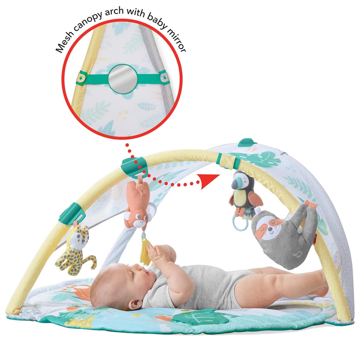 Skip Hop Tropical Paradise Activity Gym & Baby Soother - 305400