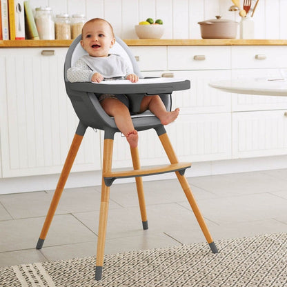 Skip Hop Tuo Convertible High Chair - Charcoal Grey