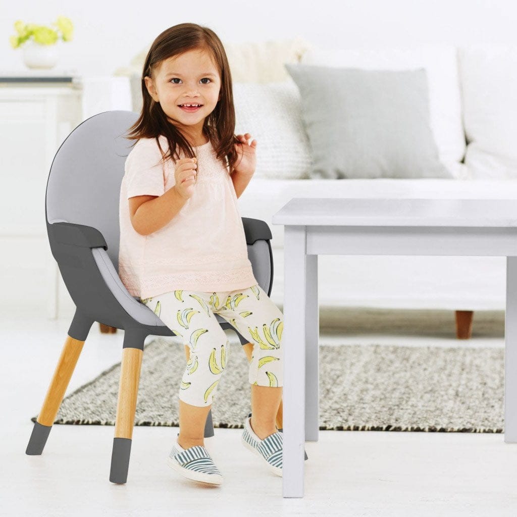 Skip Hop Tuo Convertible High Chair - Charcoal Grey