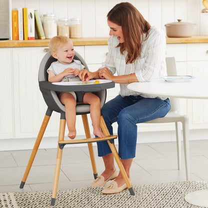 Skip Hop Tuo Convertible High Chair - Charcoal Grey