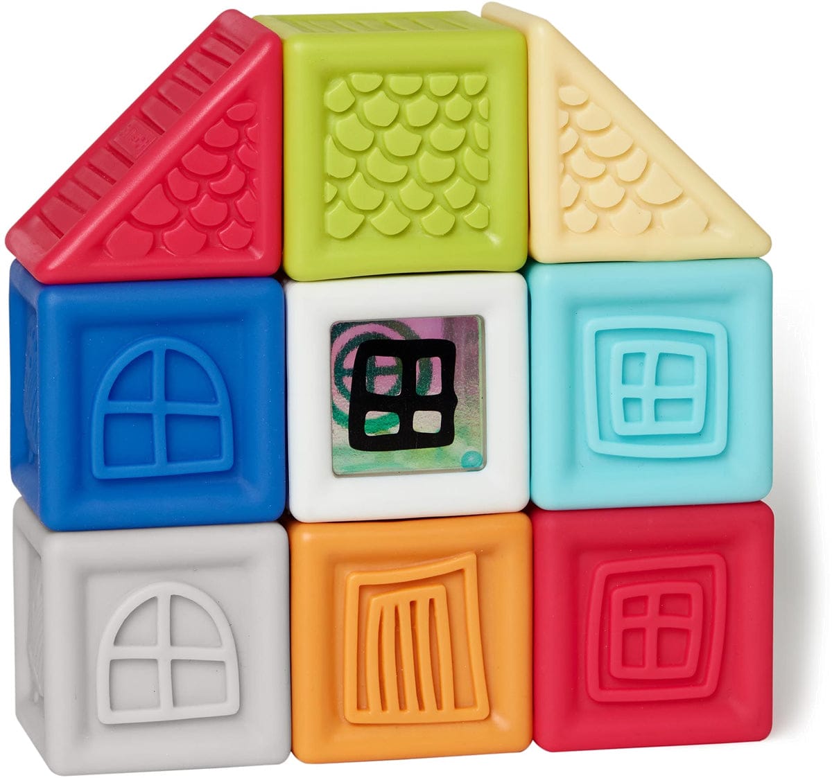 Skip Hop Vibrant Village Squeeze & Squeak Blocks