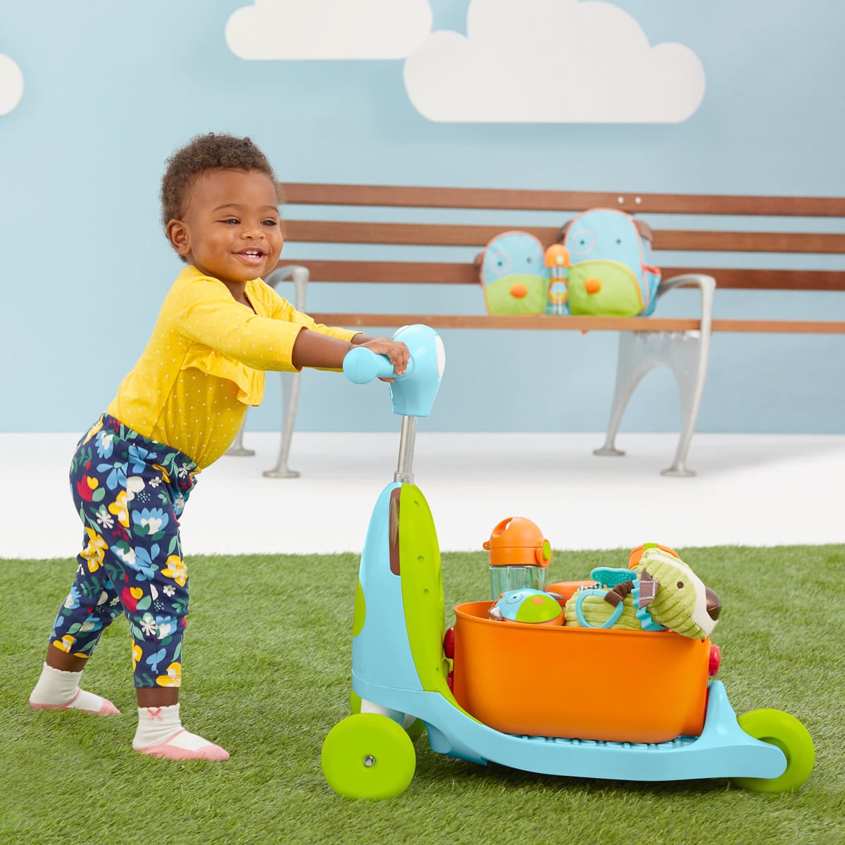 Skip Hop Zoo 3-in-1 Ride On Toy - Dog - 187602