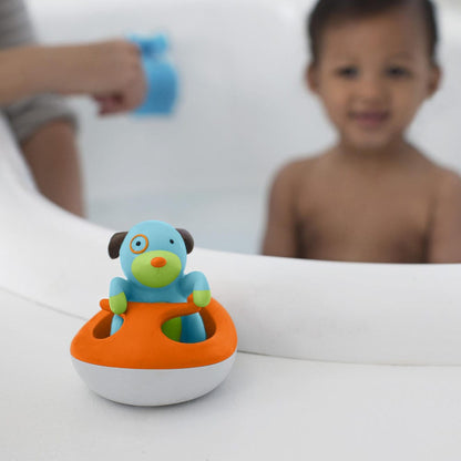 Skip Hop Zoo Bath Rev-Up Wave Rider Bath Toy - Dog - 235353