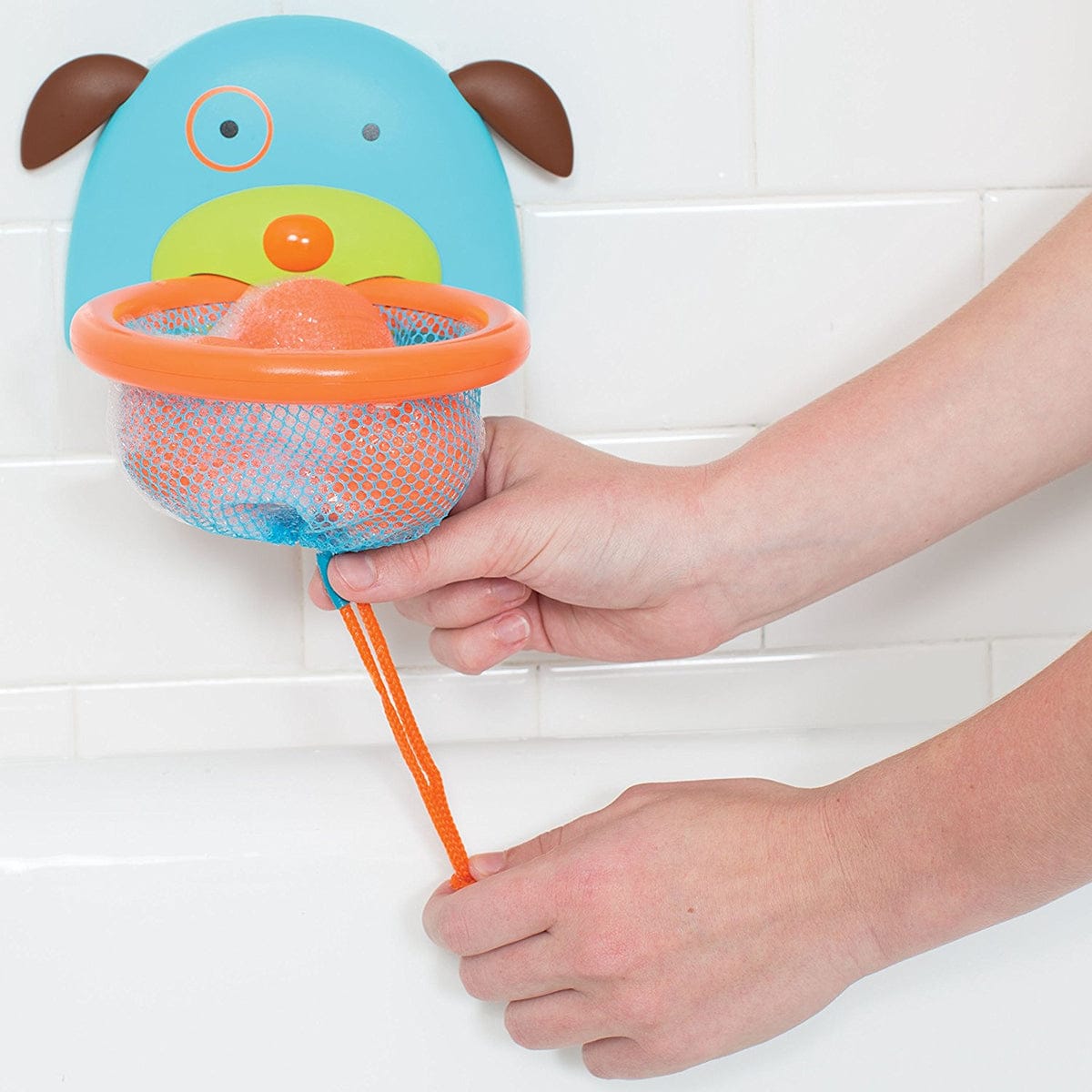 Skip Hop Zoo Bathtime Basketball Bath Toy - Dog - 235357