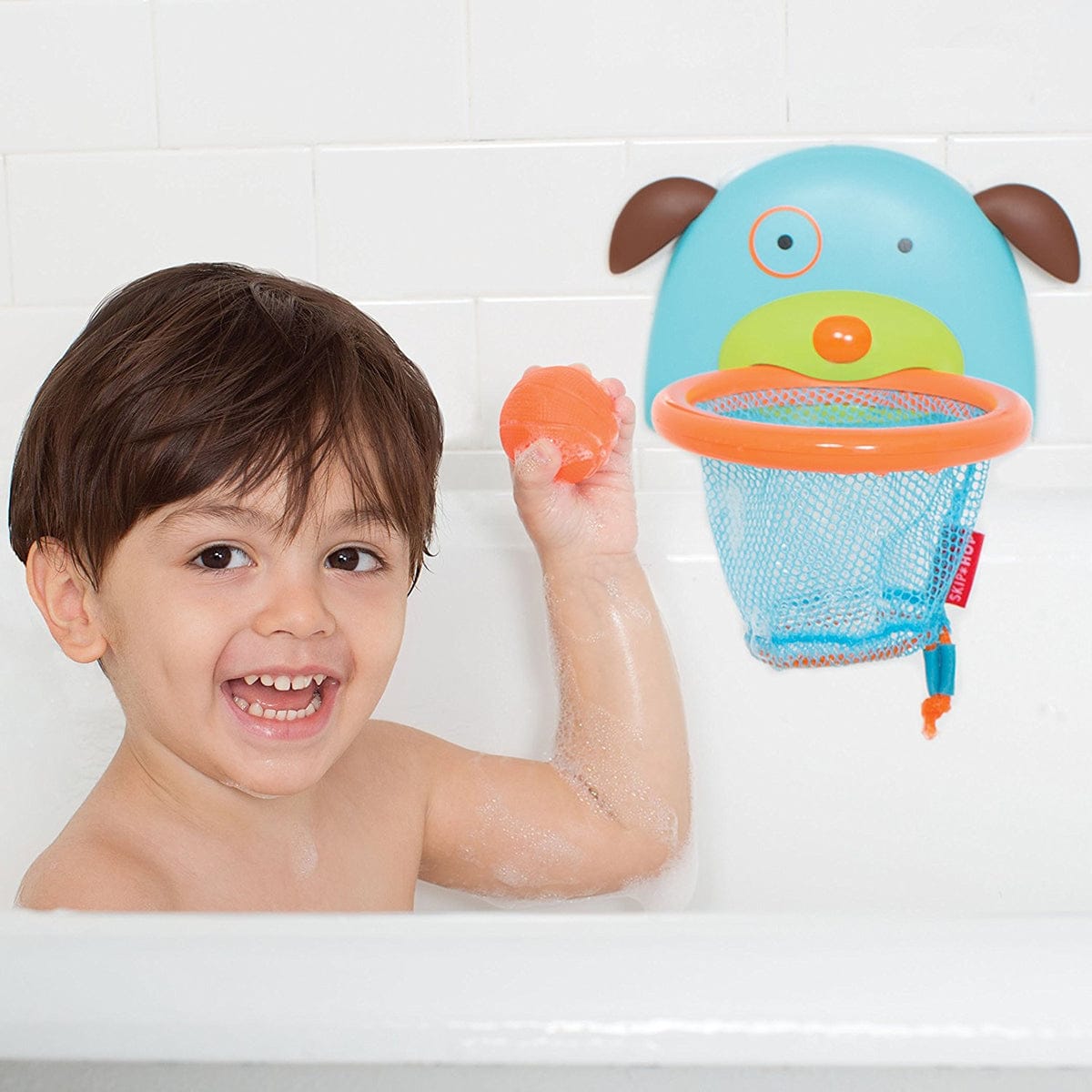 Skip Hop Zoo Bathtime Basketball Bath Toy - Dog - 235357