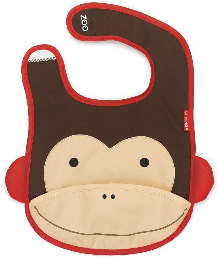 Skip Hop Zoo Tuck-Away Bib - Monkey