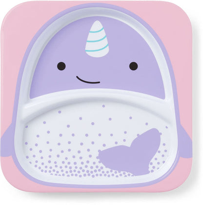 Skip Hop Zoo Divided Plate - Narwhal