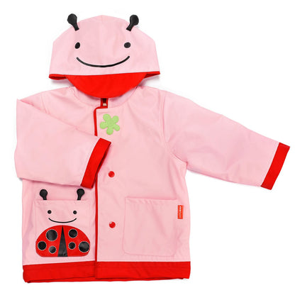 Skip Hop Zoo Little Kid Raincoat, Medium (3-4) - Ladybug