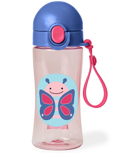 Skip Hop Zoo Lock-Top Sports Bottle - Butterfly