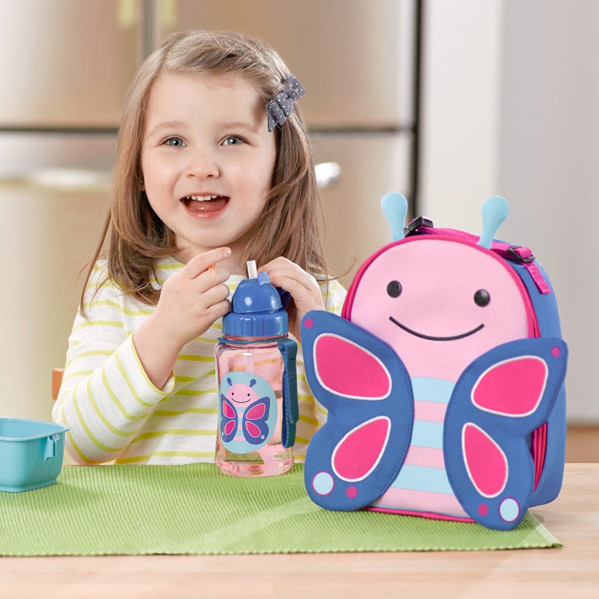 Skip Hop Zoo Lunchie Insulated Lunch Bag - Butterfly