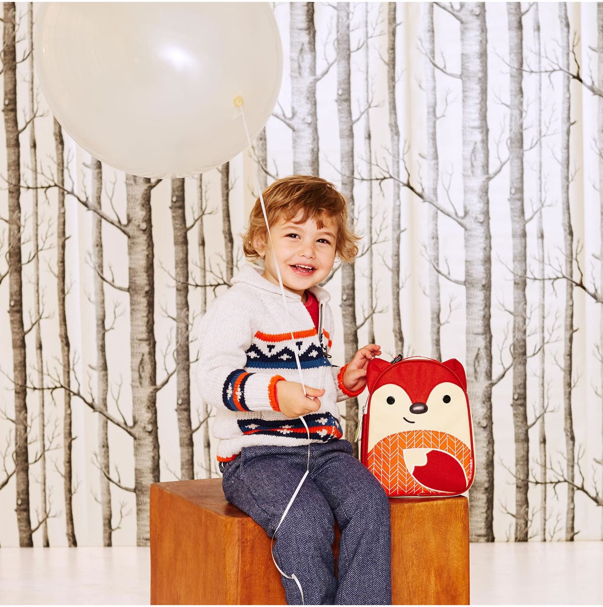 Skip Hop Zoo Lunchies Insulated Lunch Bag - Fox