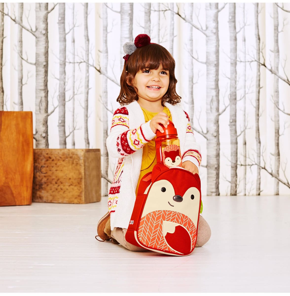 Skip Hop Zoo Lunchies Insulated Lunch Bag - Fox