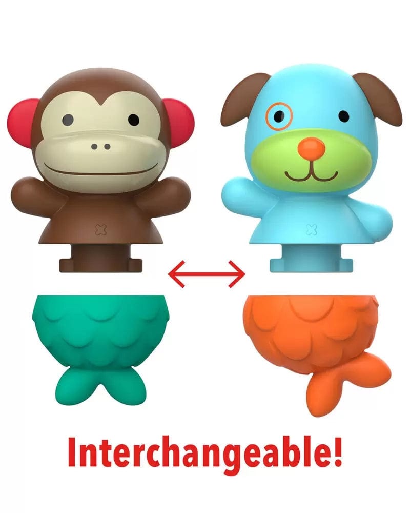 Skip Hop ZOO Mix & Match Flippers - Monkey & Dog - 9I413910