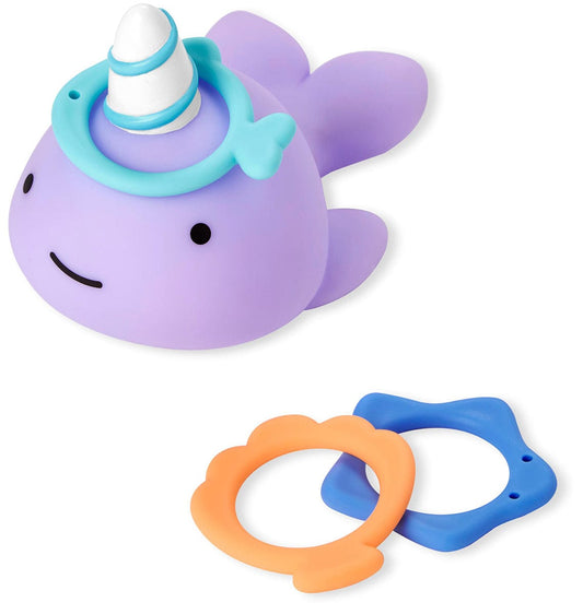 Skip Hop Zoo Narwhal Ring Toss Bath Toy - 9K160710