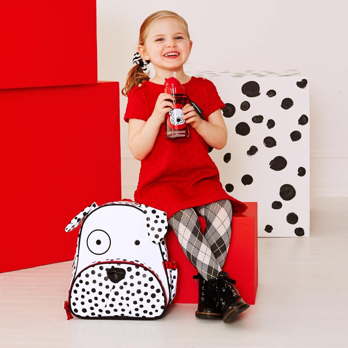 Skip Hop Zoo Pack Kid Backpack - Dalmatian