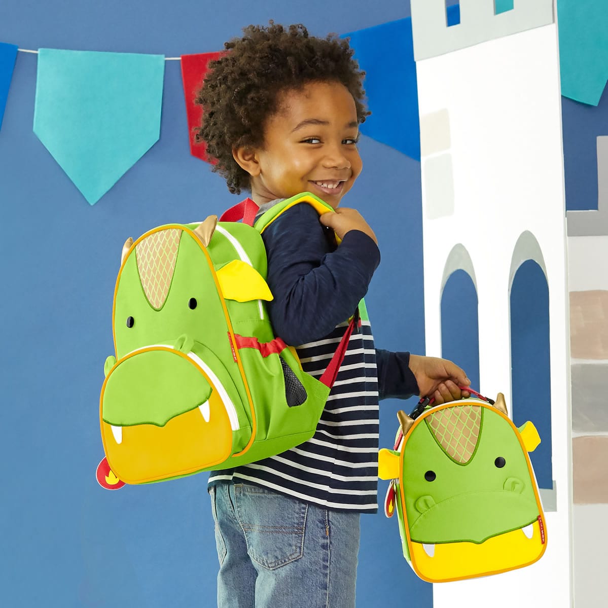 Skip Hop Zoo Pack Kid Backpack - Dragon