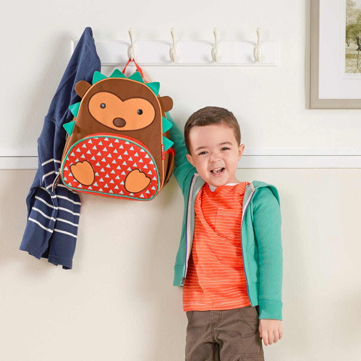 Skip Hop Zoo Pack Kid Backpack - Hedgehog
