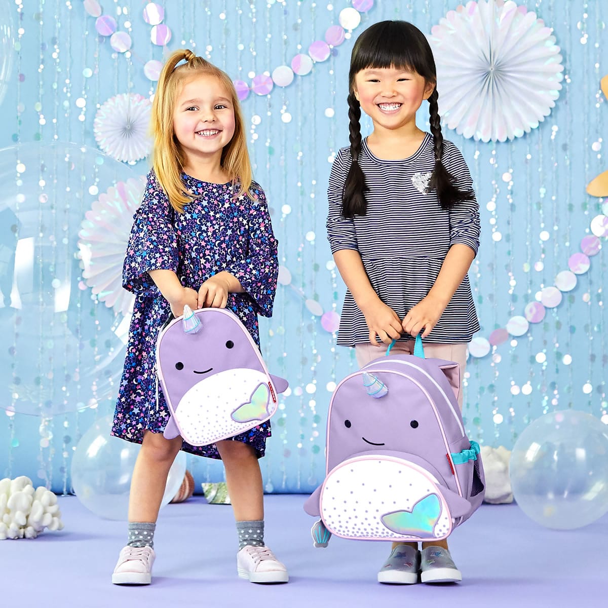 Skip Hop Zoo Pack Kid Backpack - Narwhal - 210259