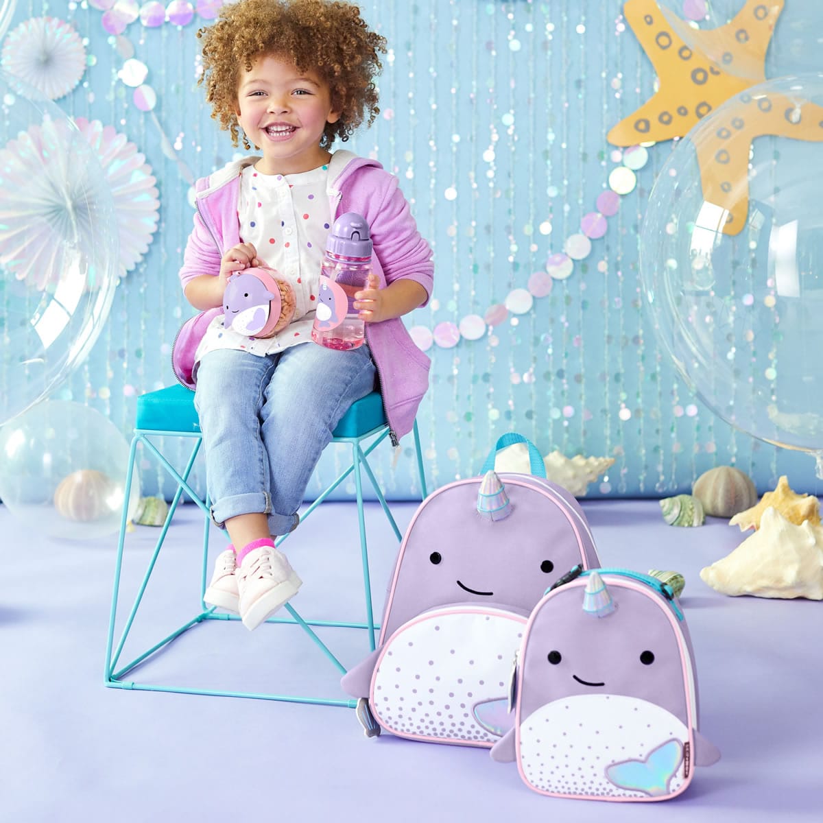 Skip Hop Zoo Pack Kid Backpack - Narwhal – Albee Baby