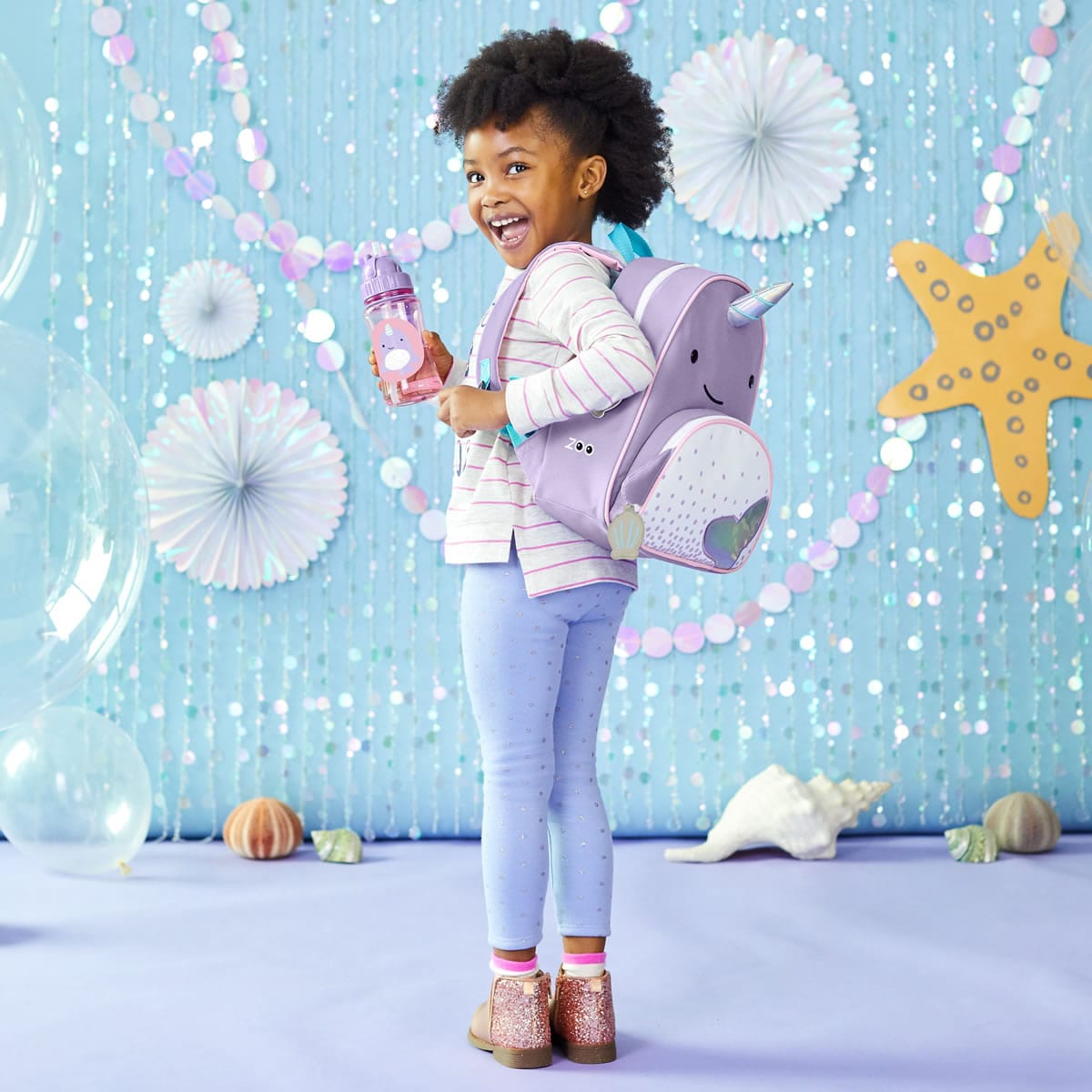 Skip Hop Zoo Pack Kid Backpack - Narwhal - 210259