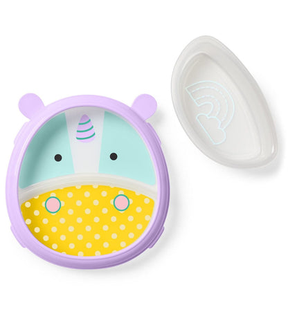 Skip Hop Zoo Smart Serve Plate & Bowl - Unicorn