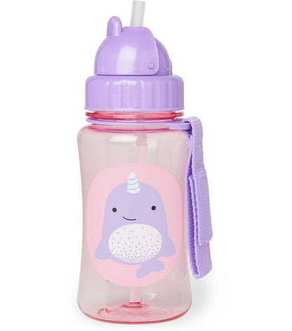 Skip Hop Zoo Straw Bottle - Narwhal