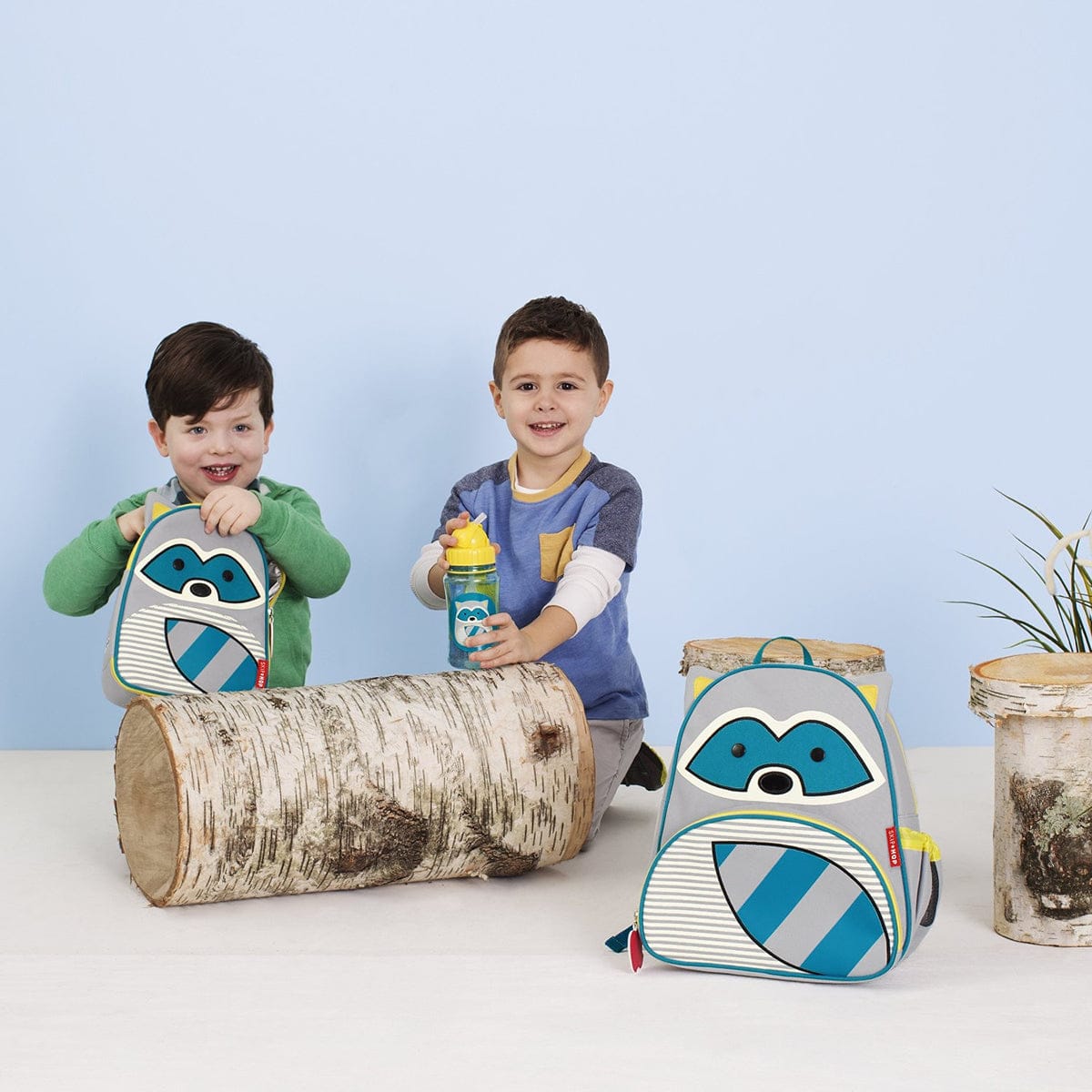 Skip Hop ZOO Straw Bottle - Raccoon - 252334