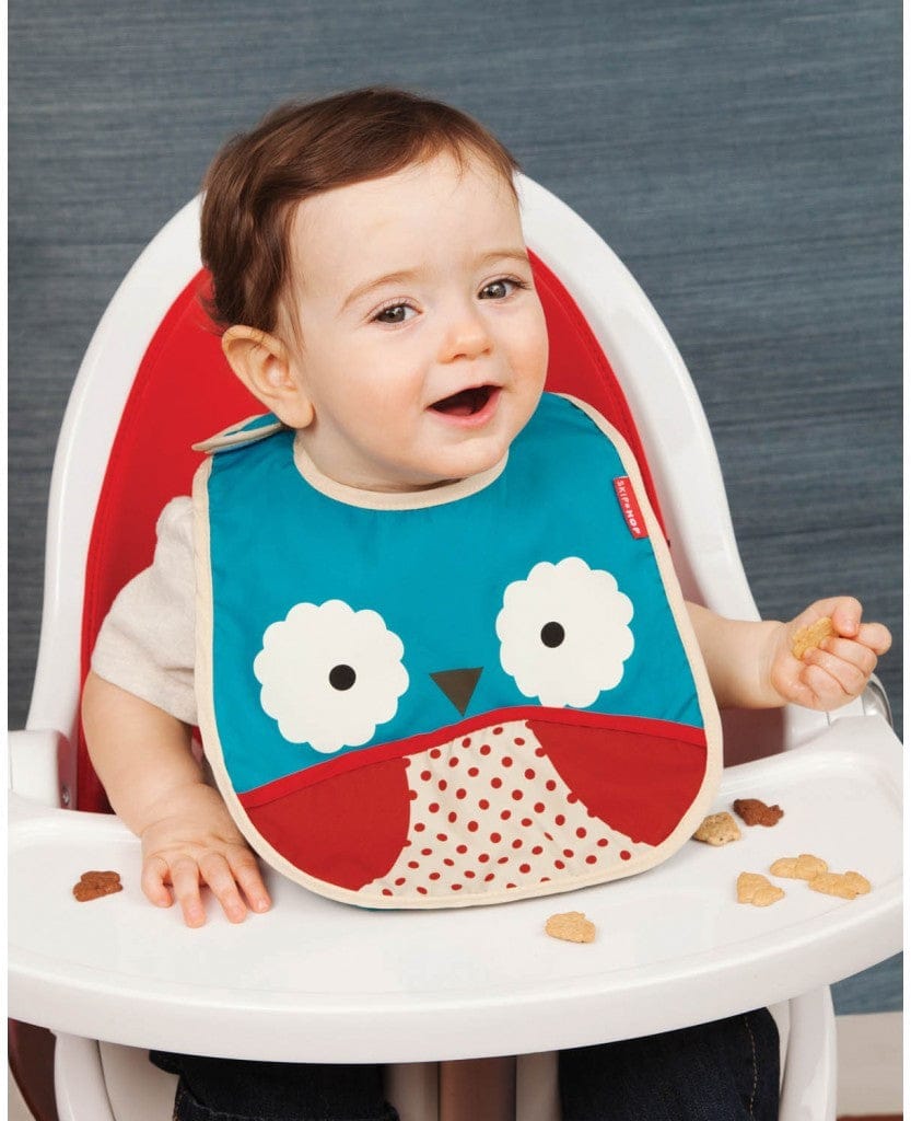 Skip Hop Zoo Tuck-Away Bib - Owl
