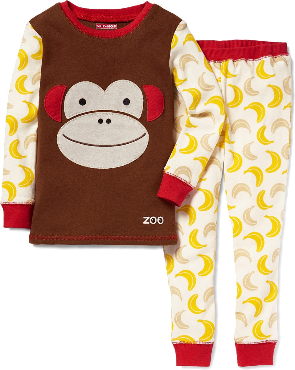Skip Hop ZooJamas Little Kid Pajamas, 3T - Monkey - 279710-3T