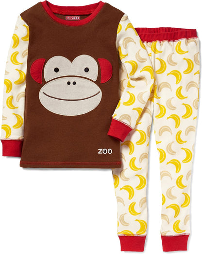 Skip Hop ZooJamas Little Kid Pajamas, 3T - Monkey - 279710-3T