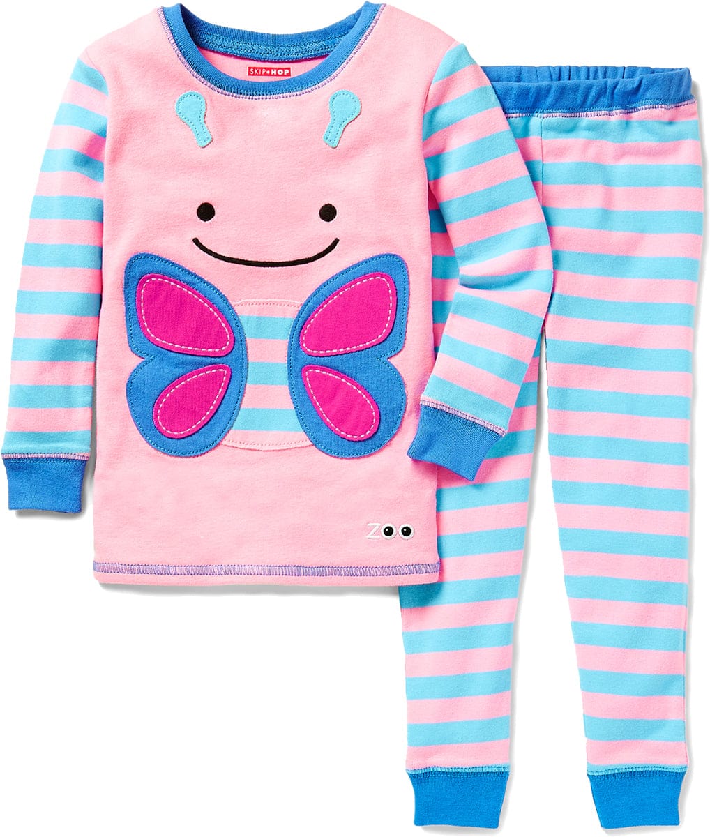 Skip Hop ZooJamas Little Kid Pajamas, 5T - Butterfly - 279730-5T