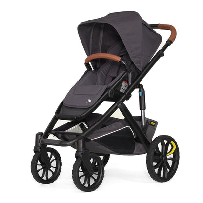 Veer Switch&Roll Luxe Single-to-Double Stroller Bundle with Leather Kit - Gray Granite (One Box) - BOX-SNR-LEA-GGRA