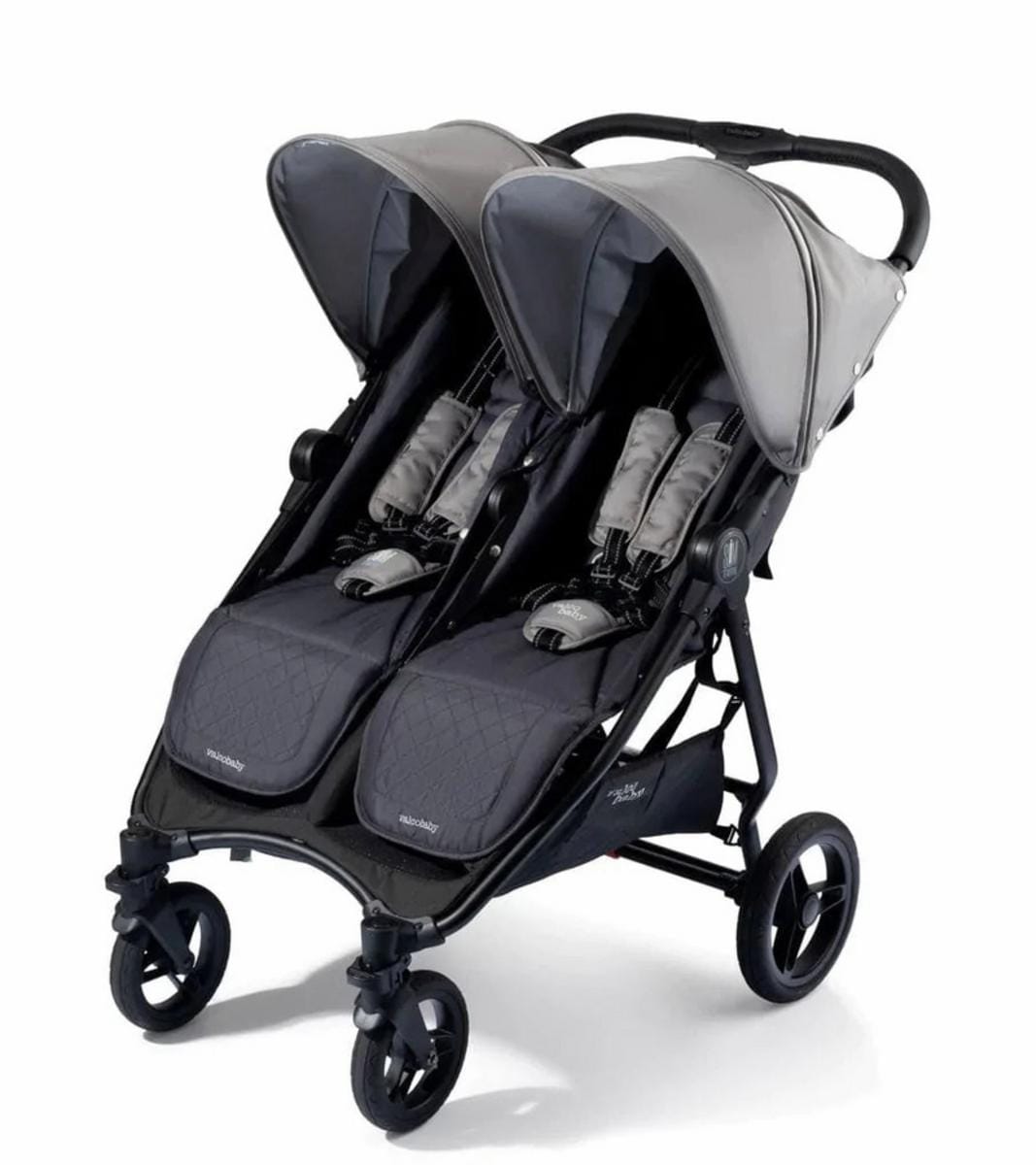 Slim Twin Double Stroller Sport Edition - Signature Grey - N0160