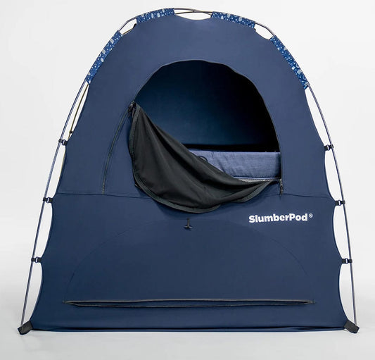 SlumberPod Privacy Canopy - Navy / Night Sky