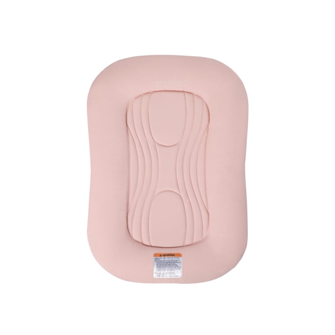 Snuggle Me organic baby lounger in light pink