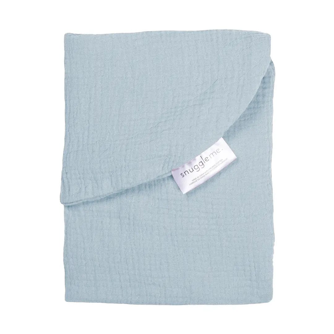 Snuggle Me Lounger Curve Muslin Cover - Bluebell - SMO-LCC-WW-BB-01
