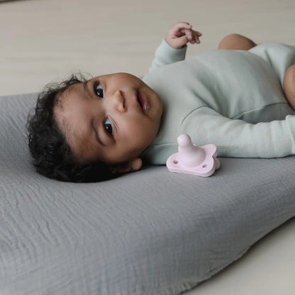 Snuggle Me Lounger Curve Muslin Cover - Stone - SMO-LCC-WW-ST-01