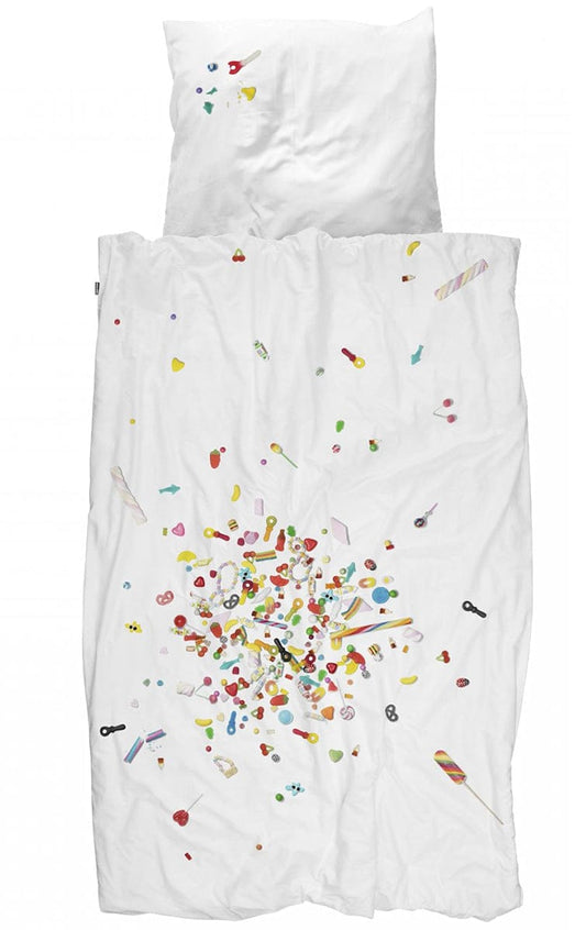 Snurk Duvet Cover Set, Twin - Candy Blast - SNURK-CANDYBLAST