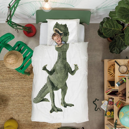 Snurk Duvet Cover Set, Twin - Dino - SNURK-DINO