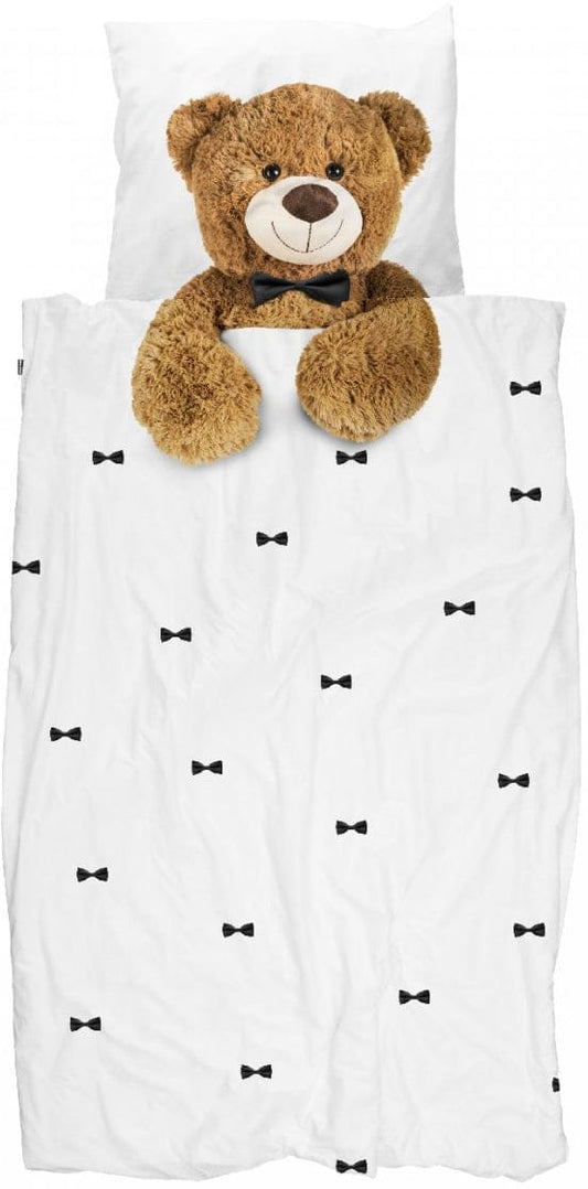 Snurk Duvet Cover Set, Twin - Teddy Bear - SNURK-TEDDYBEAR